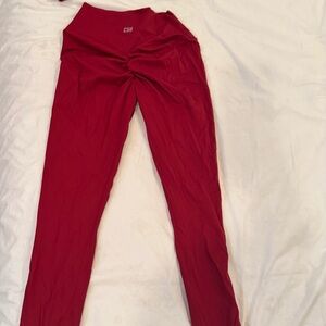Women's Red Leggings